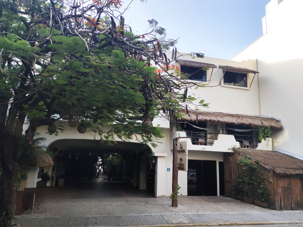 Hotel Casa Colibrí, vista de la playa del hotel