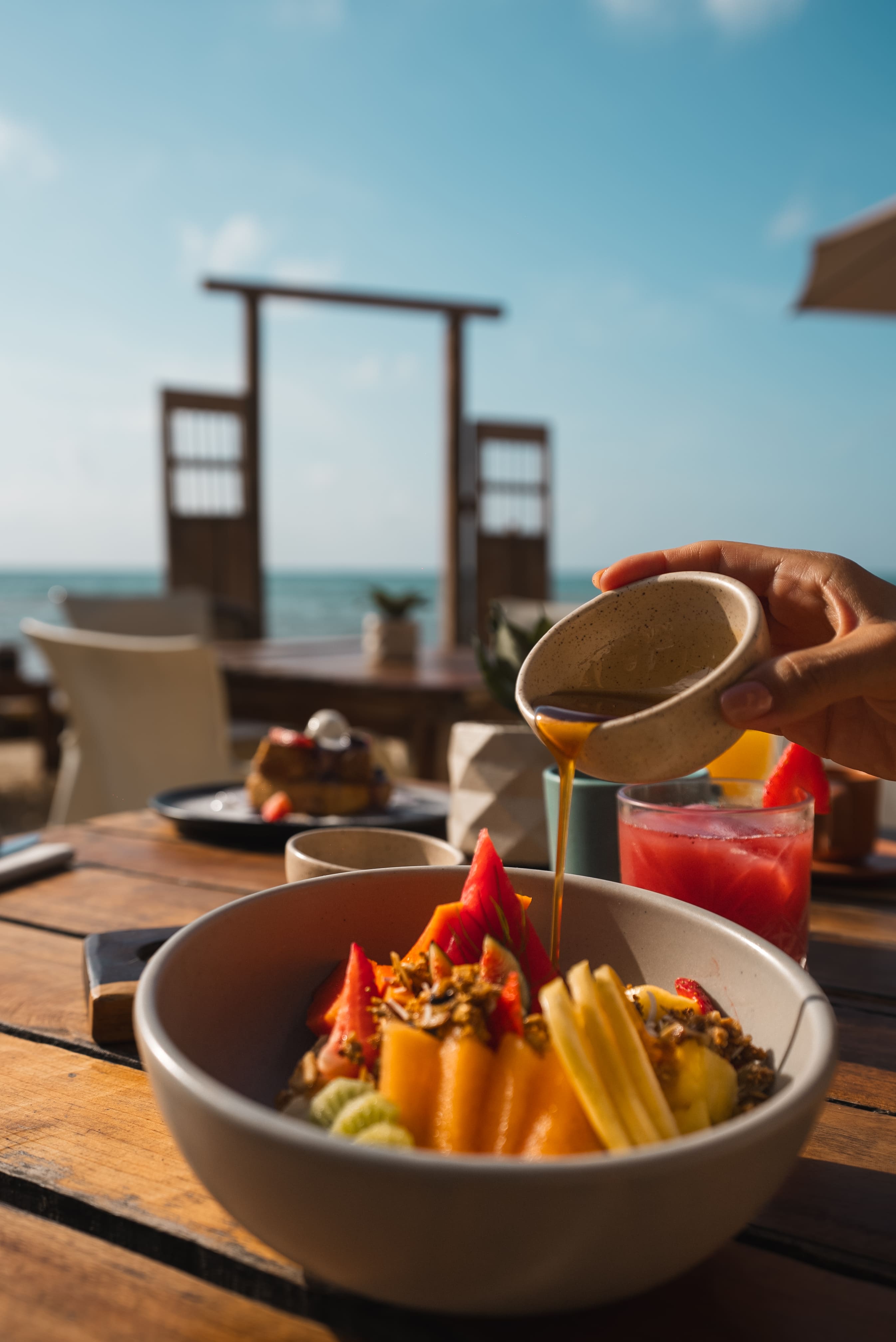 Lido Cocina de Playa, ambiente relajante en la playa