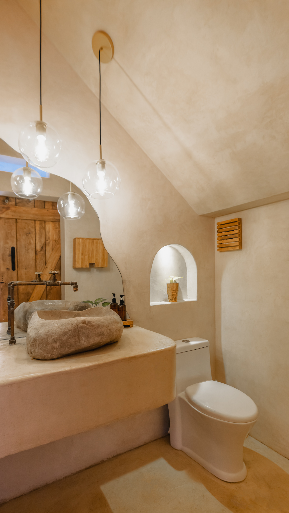 Lido Cocina de Playa, camastros en la playa