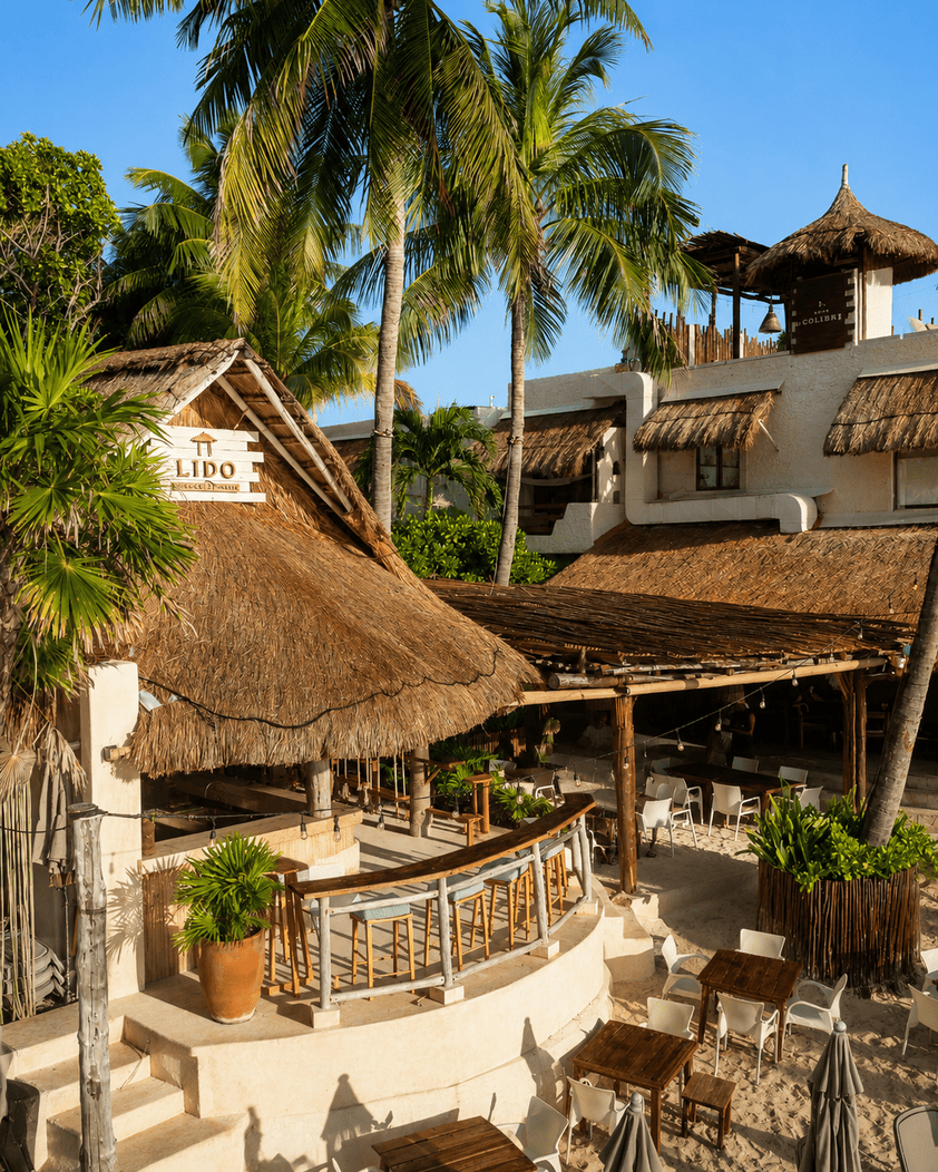 Hotel Casa Colibrí, vista de la playa del hotel