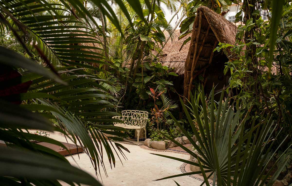 Hotel Casa Colibrí, habitación con vista al jardín